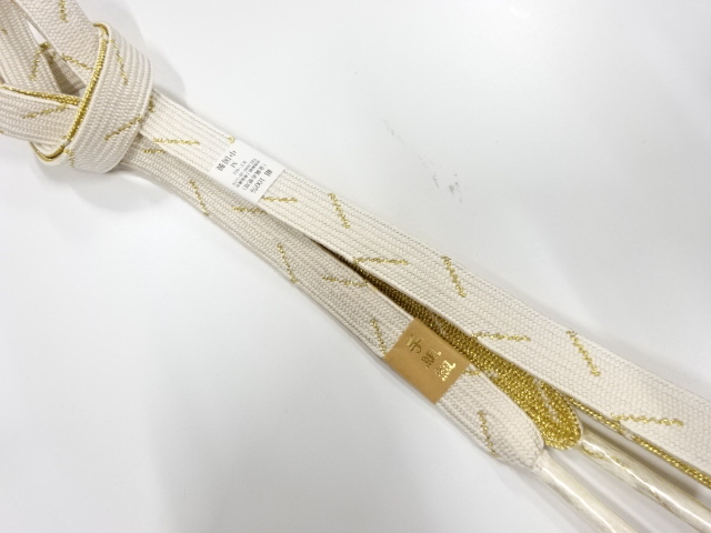 未使用品　正絹　手組帯締め